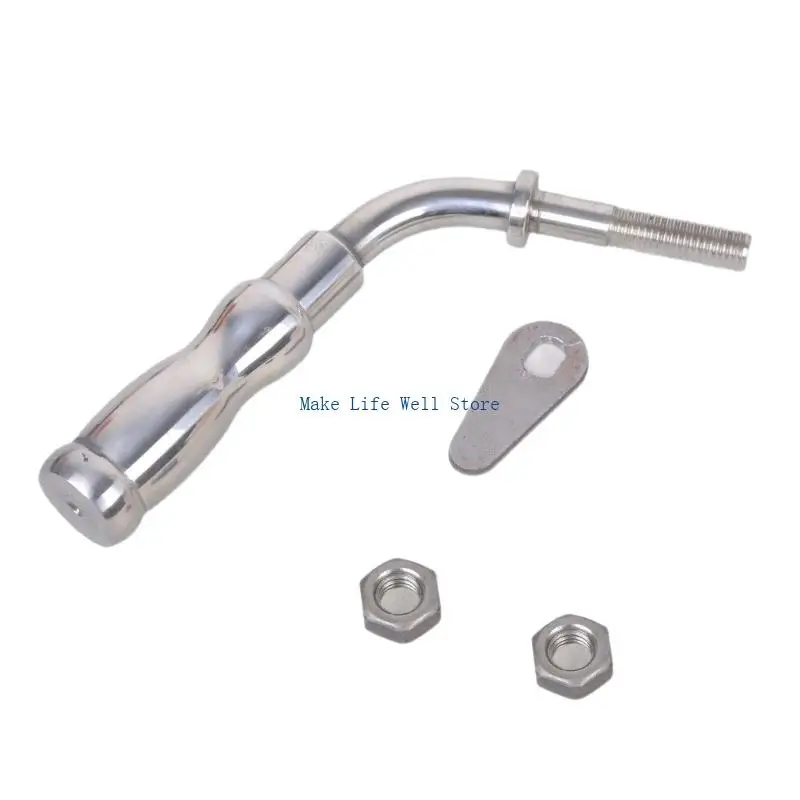  Universals Fireplaces Door Handle Rust Resistant Steel Fireplaces Door Pull Hardware Heat Resistant Grip Easy to Install