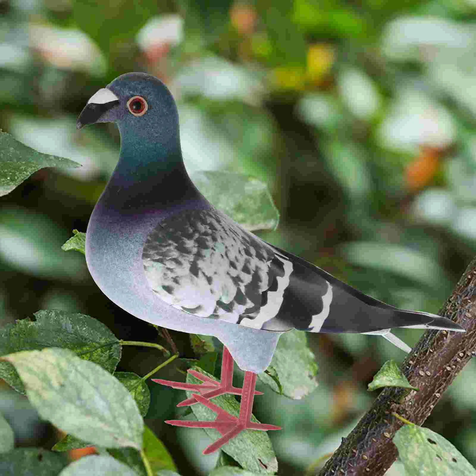 Pheasant Parrot Pigeons Stuffed Animal Micro Dove Figurine Garden Statue Decoration The Bird