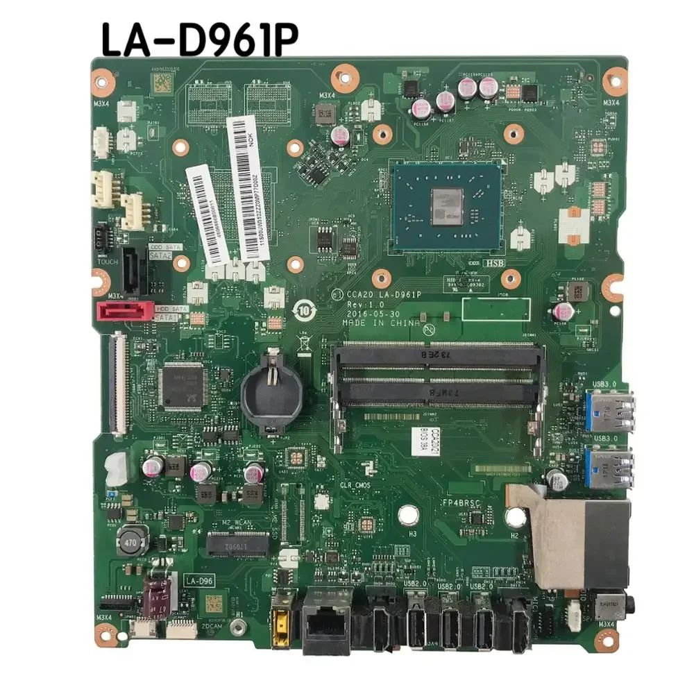 สําหรับ Lenovo Ideacentre Aio 510-22ASR เมนบอร์ด LA-D961P 00UW352 Mainboard 100% ทดสอบจัดส่ง ok