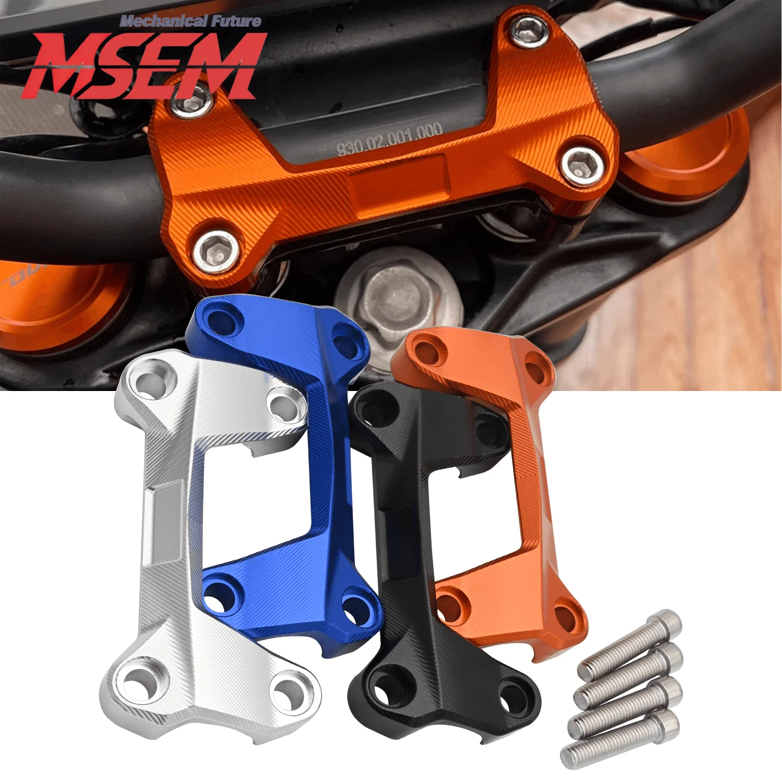 

CNC Handlebar Risers Clamp For KTM Duke 125 200 390 2006-2015 Universal Motorcycle Accessories Parts