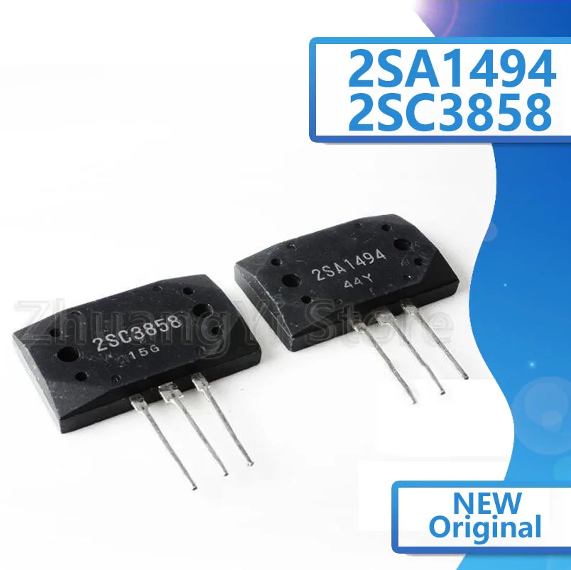 1Pairs 2SA1494 2SC3858 MT-200 Silicon NPN + PNP Audio amplifier transistor