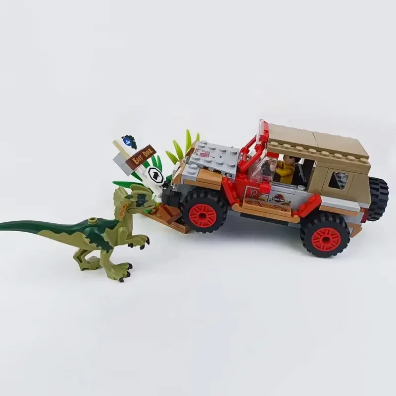 MOC Dinosaur Set Building Block Tyrannosaurus Rex vs Ankylosaurus  DIY Model Brick Assembly Toy Gifts for Children