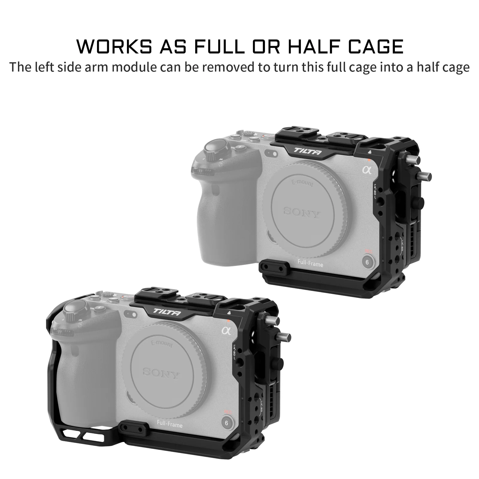 TILTA for Sony FX3 FX30 Camera Cage Armor Pro Kit Light Basic Full Cage Tactical Suit Anti Scratch TA-T16-FCC Full RIG