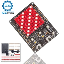 LED Tracking Light Game DIY Electronic Kit DIY Soldering Project Practice DC4.5-9V CHA-81 Follow Spot USB/Battery Power Supply