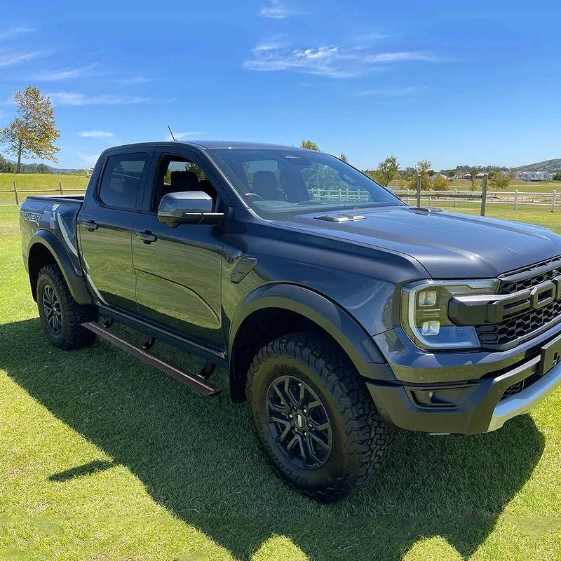 Thickened Electric Step Aluminum Running Board Automatic Electric Power Side Step for Ford Ranger Raptor 2023+