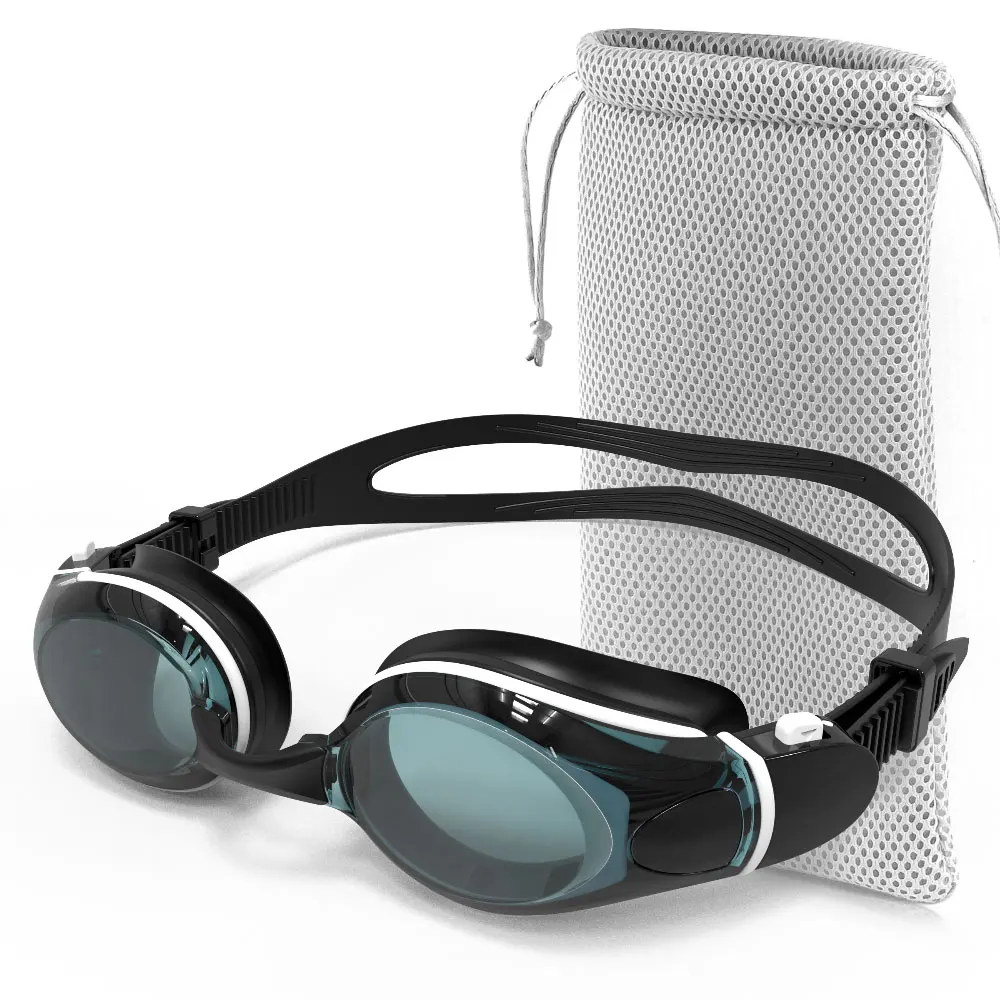 Professionelle Wasserdichte Schwimmbrille für Erwachsene mit Antibeschlag- und UV-Schutz für Männer und Frauen, Verstellbare Silikon-Schwimmbrille