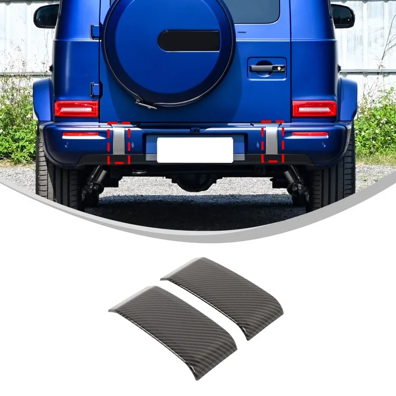 

ABS Carbon Fiber for 2025+ Mercedes-Benz G-Class W463 Rear Bumper Trim Panels Car Accessories