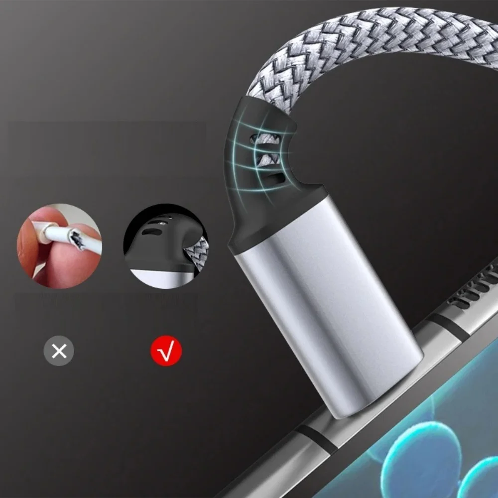 

60 Вт USB-C to Type C Кабель для быстрой зарядки PD Шнур для быстрой зарядки 1 м 2 м 3 м 5 м 8 м Универсальный удлиненный шнур для передачи данных для iPhone Xiaomi Samsung