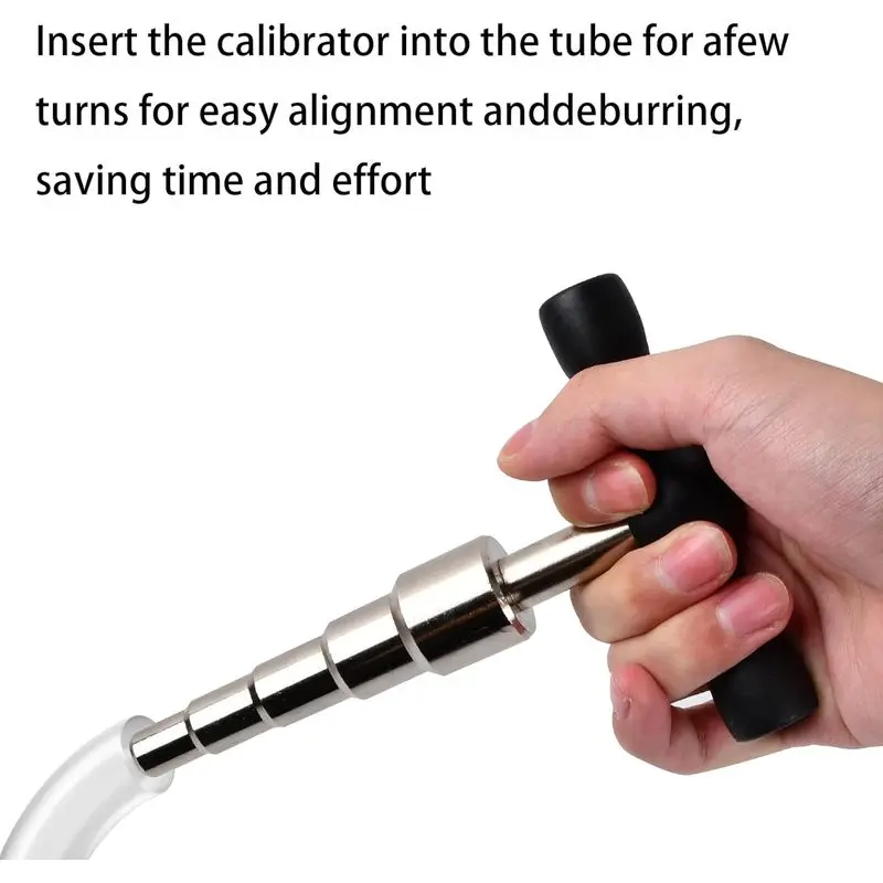 Pipeline calibration tool, diameter expander, multi-layer composite pipeline deburring tool, composite pipeline calibrator