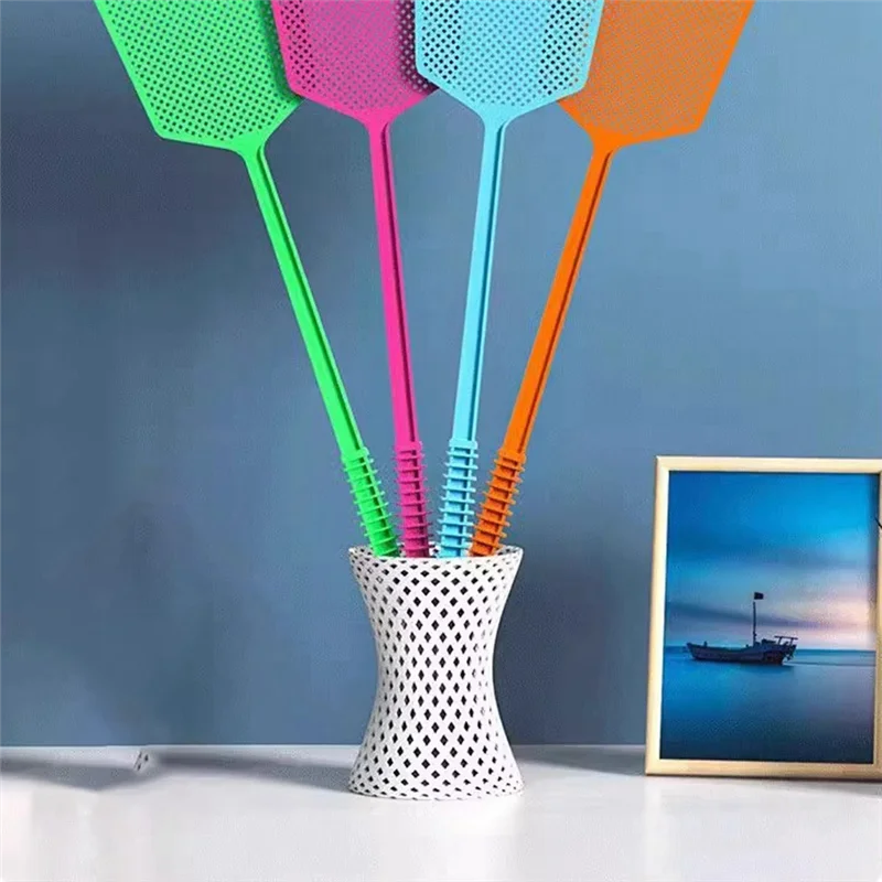 

ABWZ-Ручная толстая пластиковая мухобойка с длинной ручкой для эффективного контроля комаров дома, большой размер