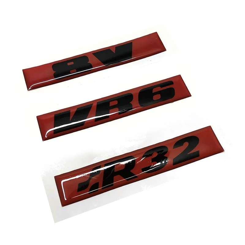 Golf II emblemi targhetta PVC 8V VR6 R32 Decor Car Sticker Door Two Side Badge Grill emblema anteriore