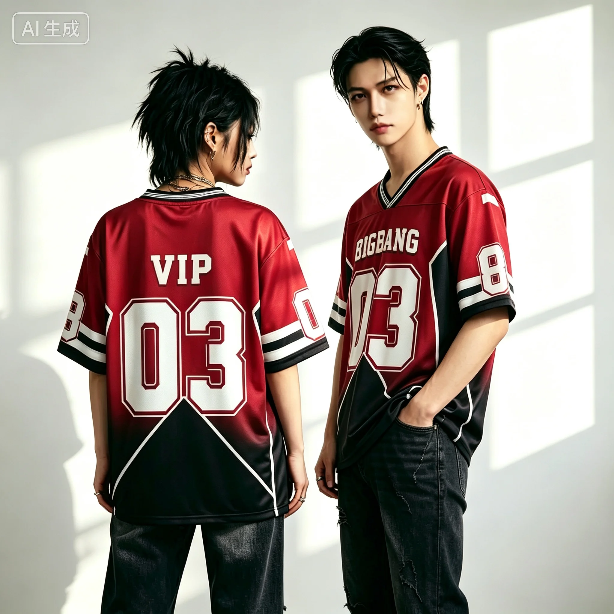 2026 Big Bang 20th Kpop Concert Fan Apparel Jersey Kpop T-Shirt Printed Loose Y2k Streetwear Couple Motorcycle V-Neck T-Shirts
