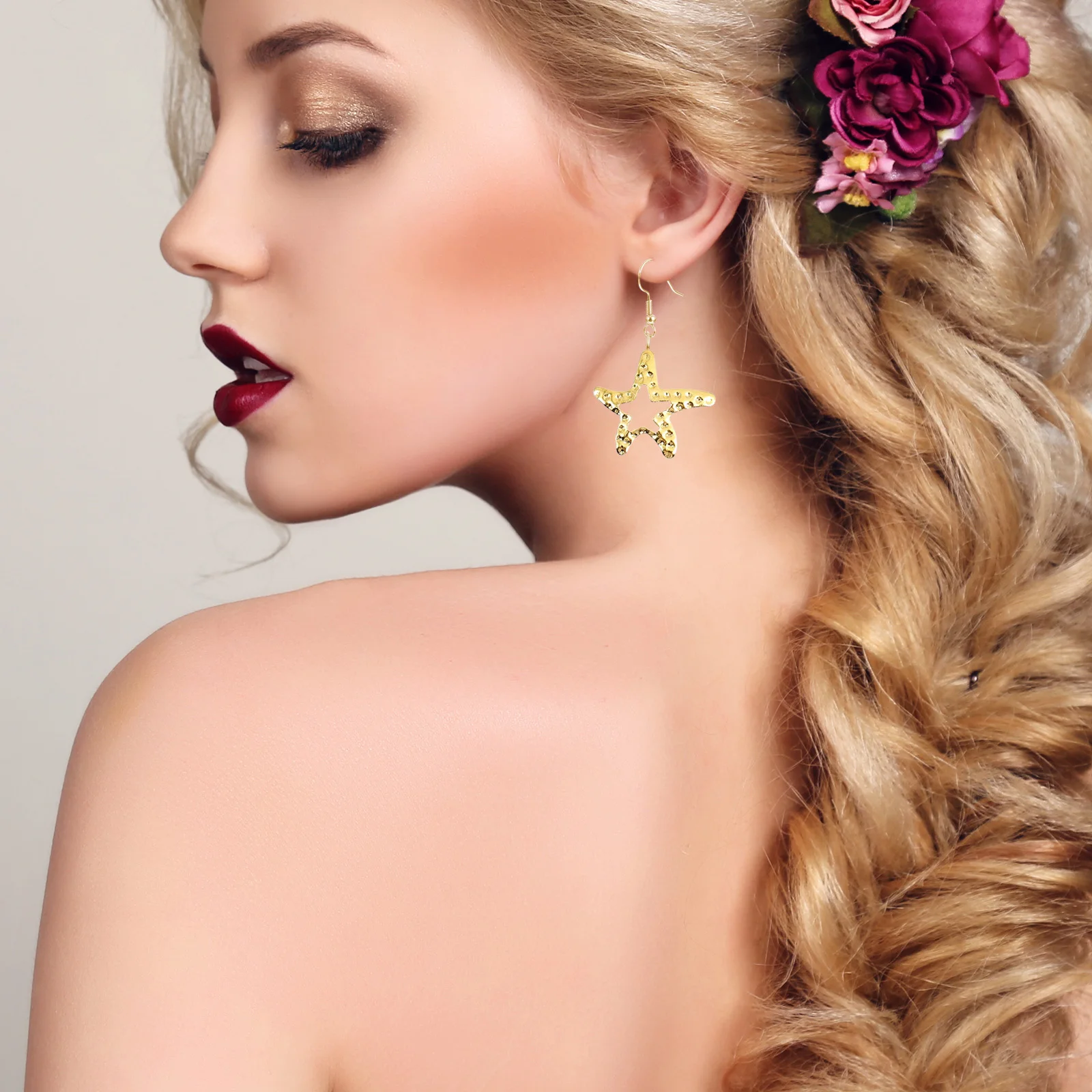 

1 коробка, подвески для ногтей из сплава с золотой звездой и луной, 3D однотонный маникюрный декор, сделай сам, блестящие украшения для дизайна ногтей, блестящие ремесленные ногти