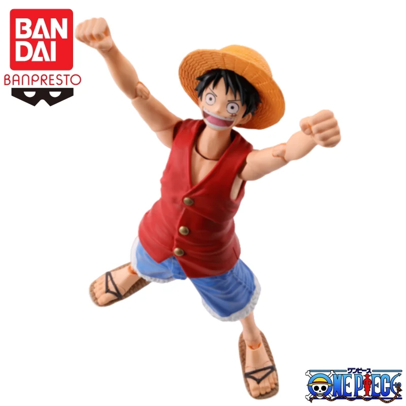 

In Stock Bandai Original S H Figuarts One Piece Monkey D Luffy Action Figure Model Doll Brand New Boxed Figure Toys Model Garage