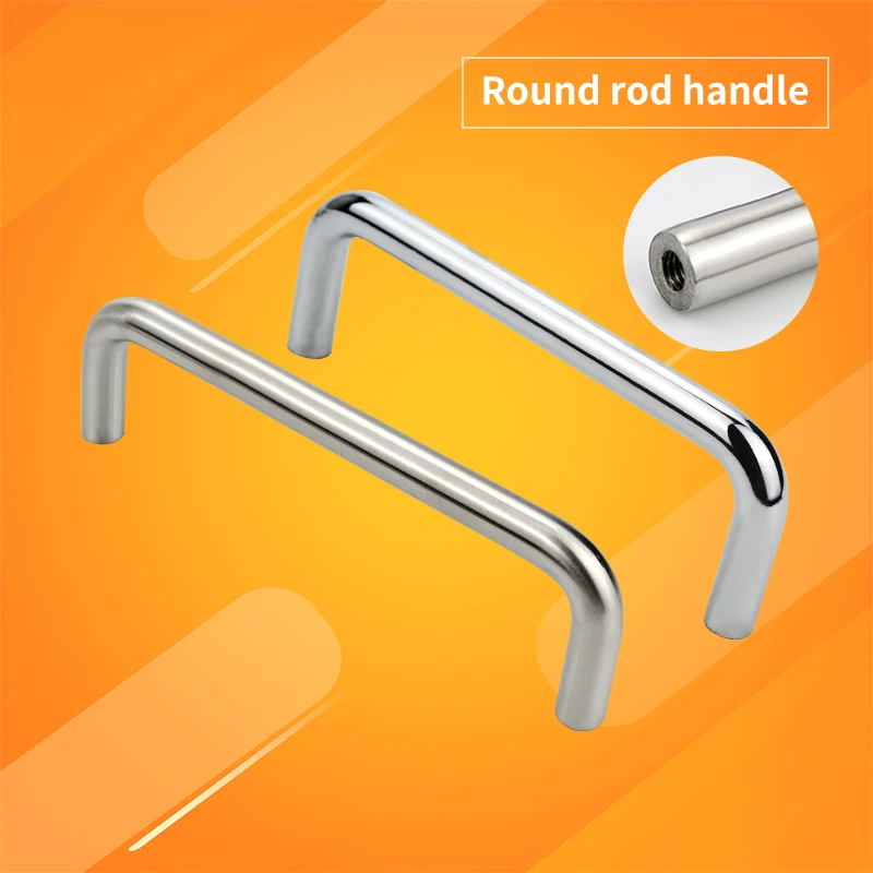 LS51 Carbon Steel 304 Stainless Steel Handle Drawer Cabinet Home U-Shaped Industrial Heavy-Duty Handle Handle Factory Pin