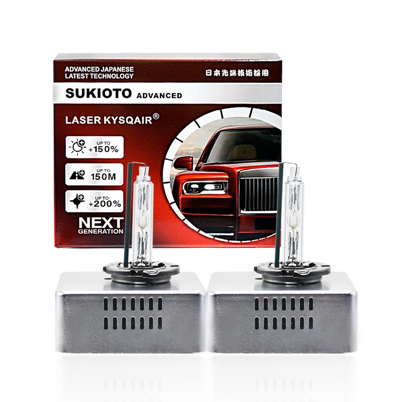 

2 шт. SUKIOTO LASER KYSQAIR JAPANESE D5S HID фара лампа D5S ксеноновая сменная лампа 6000K белая 9285408171 Для Audi Q3 A3 A4