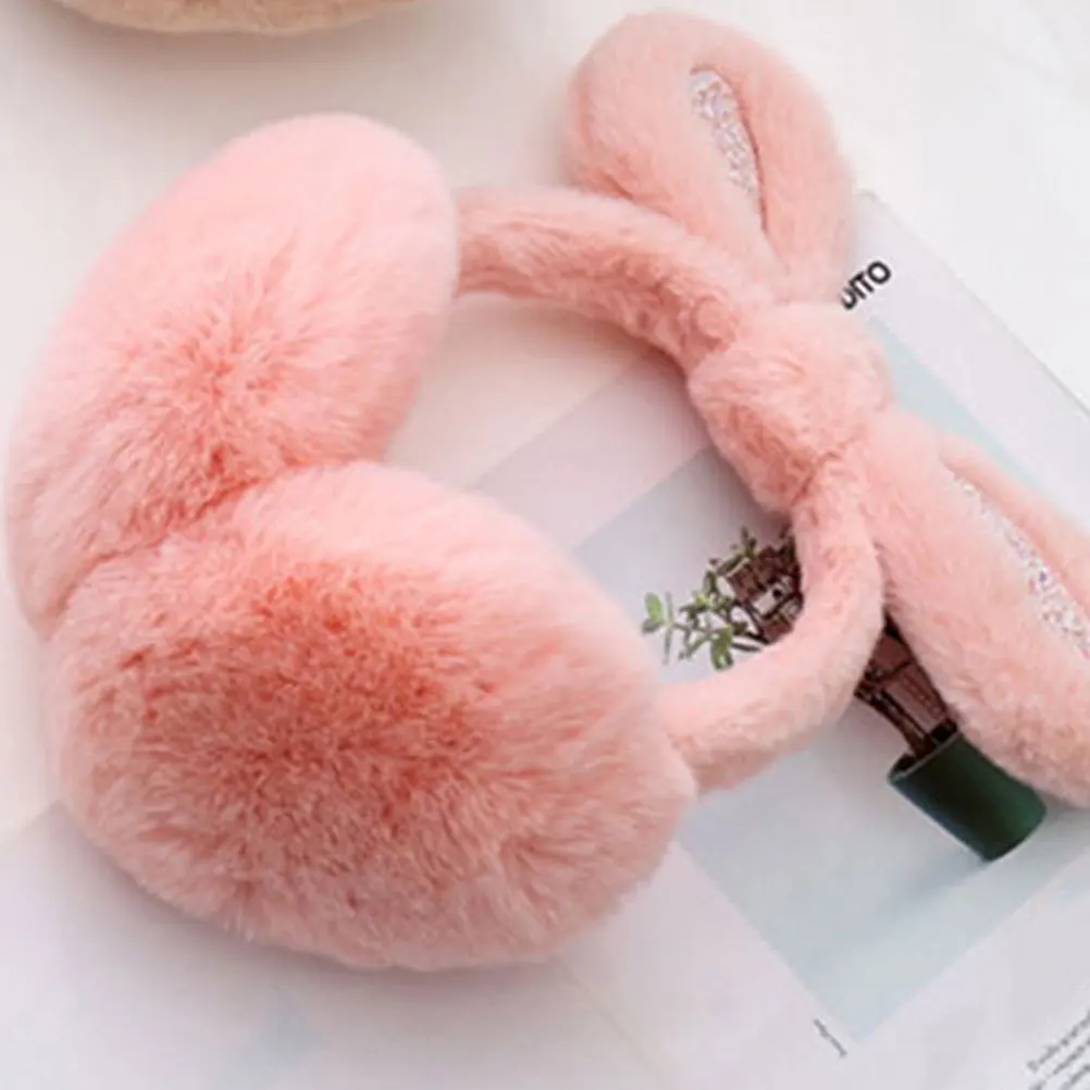 Shiny Sequin Rabbit Muffs For Kids Comfortable Windproof Winter Ear Warmers Children Ear Covers Reusable Gift