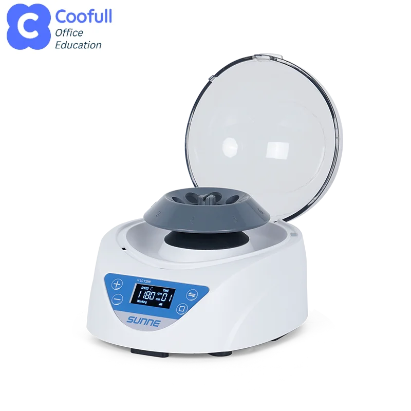 COOFULL  Mini Centrifuge Laboratory Small Digital Display Handheld Variable Speed Desktop Low Speed Serum Separator