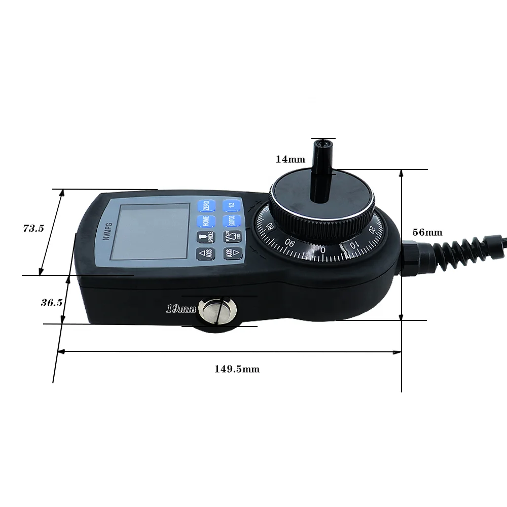 HLTNC Handwheel Wireless Mach3 MPG Pendant Handwheel for Milling Machine Manual Pulse Generator for Control System