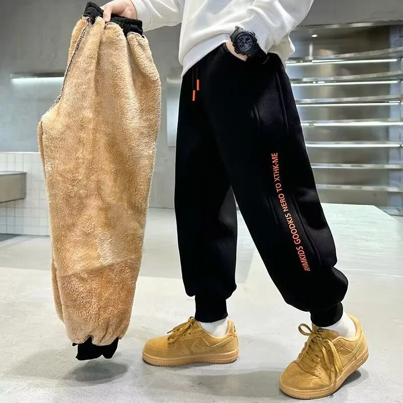 ركض شتوي للأولاد مبطن بالصوف الحراري الفاخر - دفء كامل الجسم مبطن فائق النعومة للأولاد التوأم، سراويل معزولة حراريًا #2