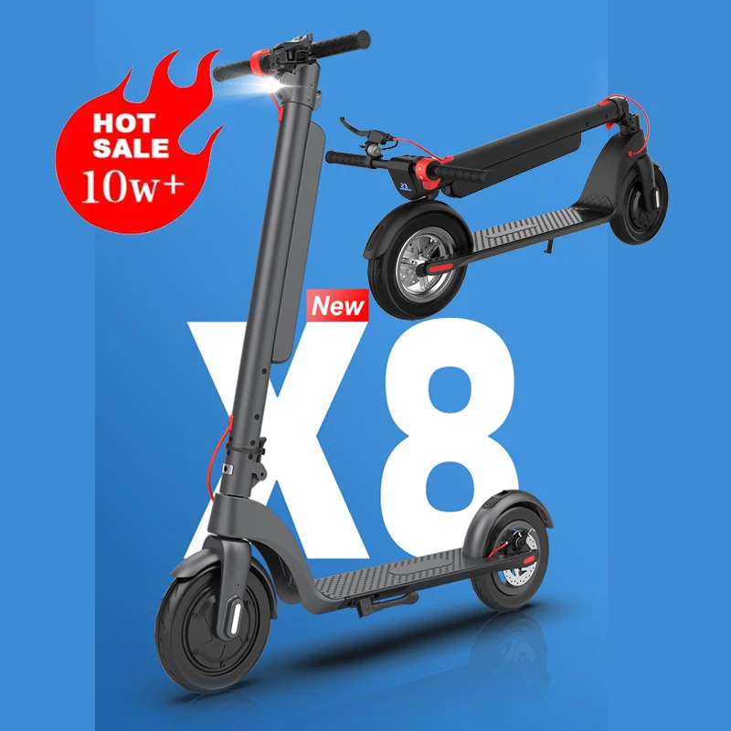 

Europe Drop Shipping the 10 Inch High Power Motor 45KM EScooter Removable Lithium Battery Electronic Two Wheels Electric Scooter