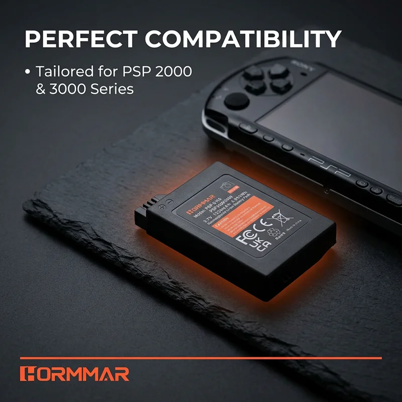 Oryginalna bateria PSP-S110 o pojemności 1350mAh, zamiennik do Sony PSP2000 PSP3000 Slim, akumulator litowo-jonowy do PlayStation Portable — zdjęcie produktu 3
