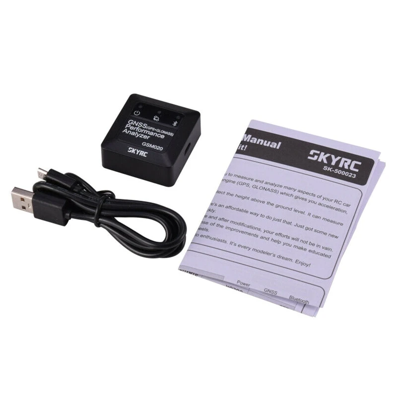 GSM020 GNSS Performance Analyzer for RC Car Airplane Helicopter FPV Racing Drone G-Force Measurement Max Speed Distance