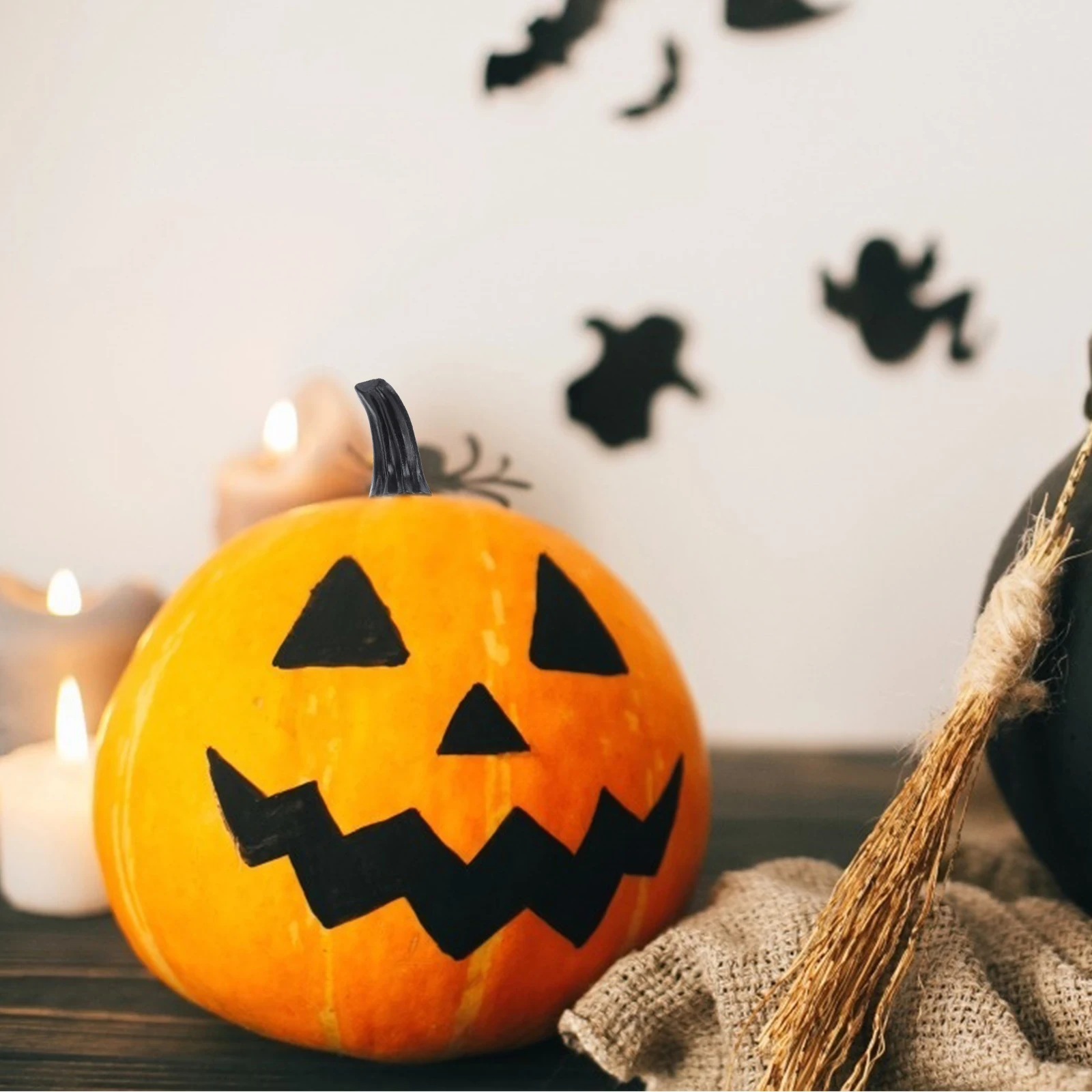 

30Pcs Fake Pumpkin Stem Decor High Quality Plastic Handle for Thanksgiving Halloween DIY Decoration Lifelike Festival Craft