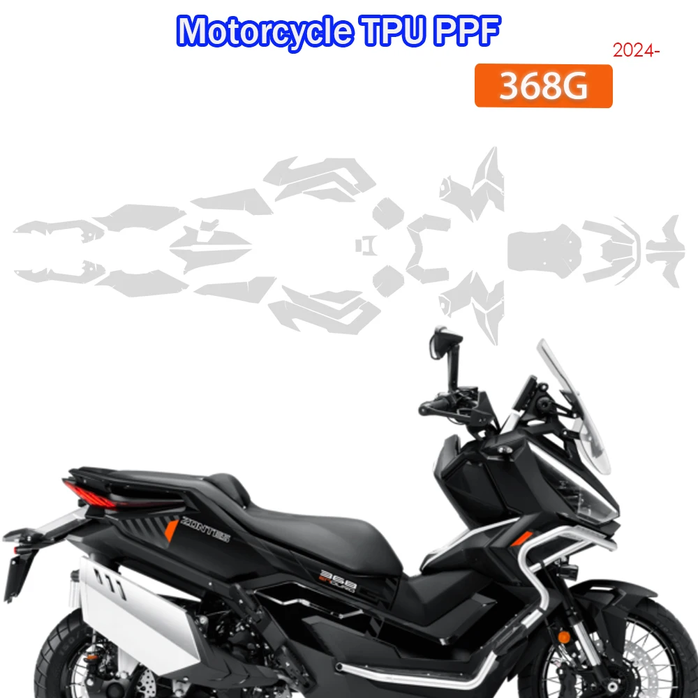 

TPU For ZONTES 368G 2024+ Paint Protective Film PPF Fits 368G Motor Accessories Protection Self-Healing GLOSSY MATTE COVER