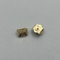Sinya 14k Gold Earring Back Jewelry Finding Ear Plug Au585 Fine Jewelry DIY Accessories High Quality On Sale