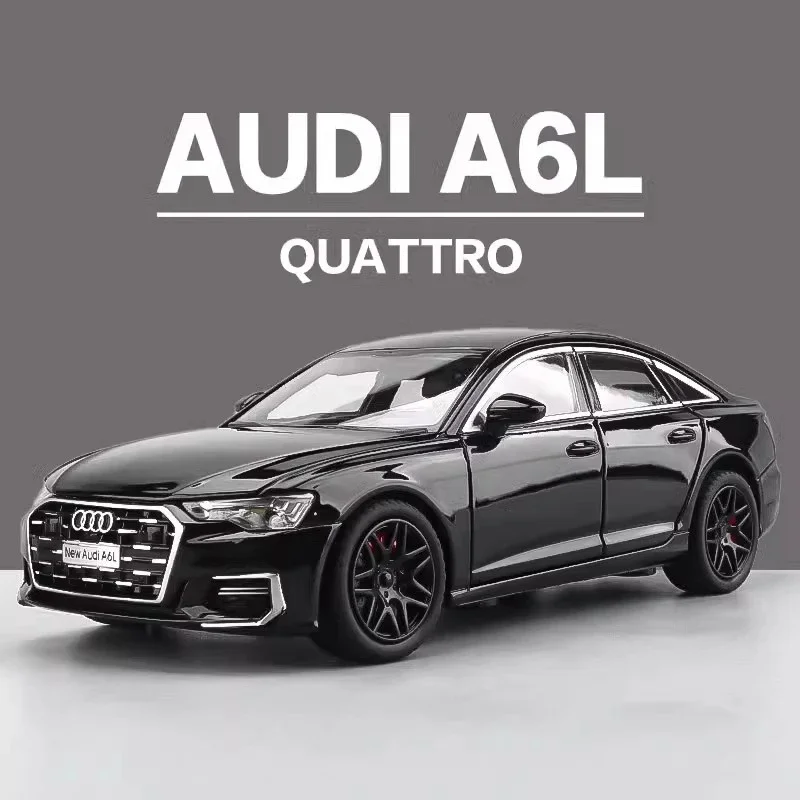 

Большой размер 1:18 для AUDI A6 модель автомобиля из сплава литая металлическая модель автомобиля высокий звук имитации и фотоколлекция игрушечный подарок