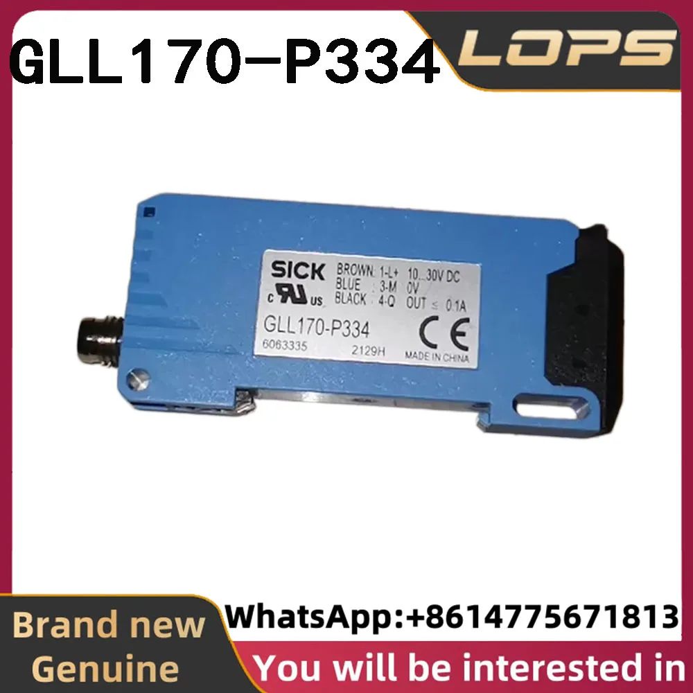 GLL170-P334 Brand new original SICK Optoelectronic fiber amplifier sensor, order number 6063335, welcome to consult