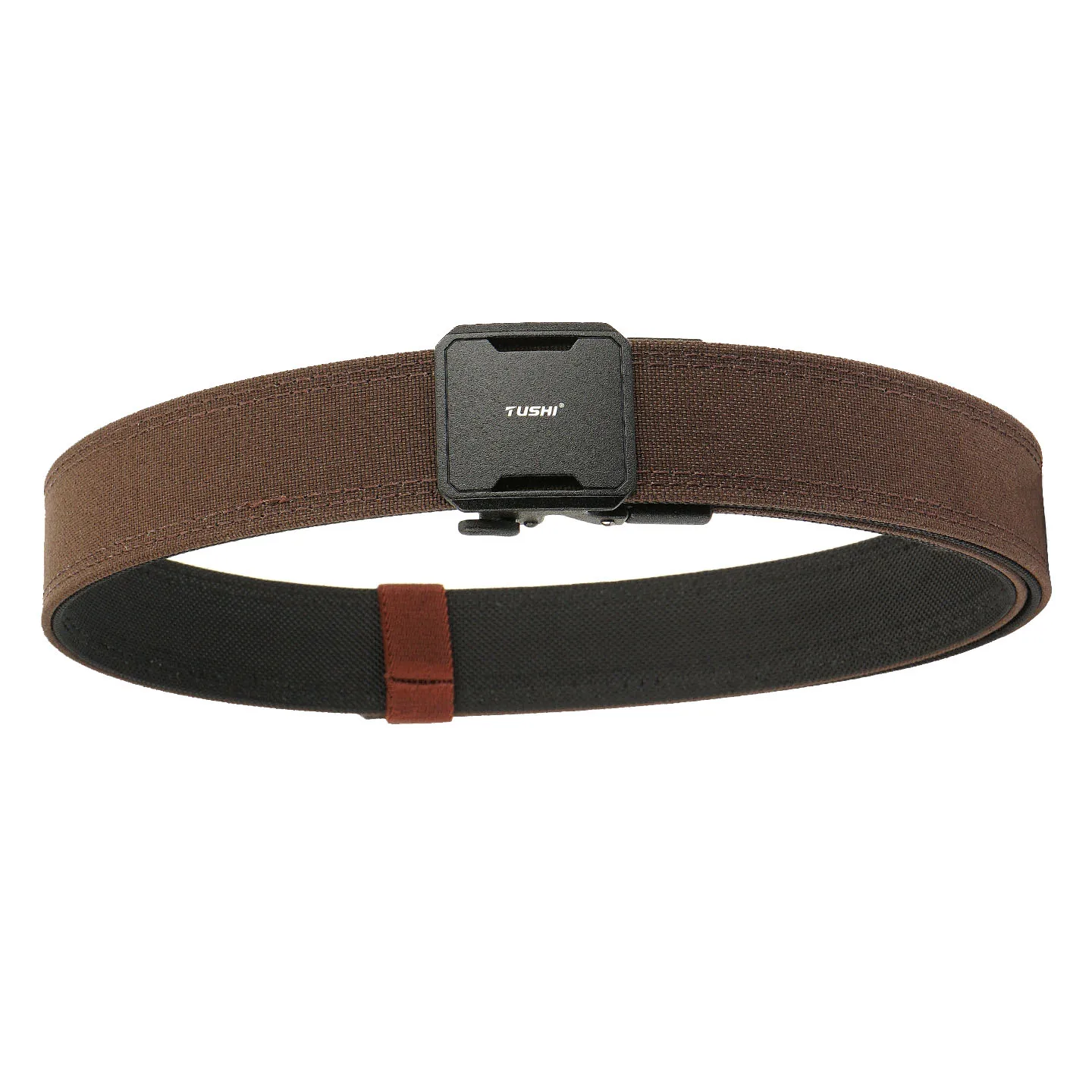 TUSHI Gürtel, harter taktischer Gürtel für Herren, Waffengürtel, EDC, Zinklegierungsschnalle, IPSC 1100D Nylon, Outdoor-Sportgürtel, männlicher Militärgürtel – Detail 15