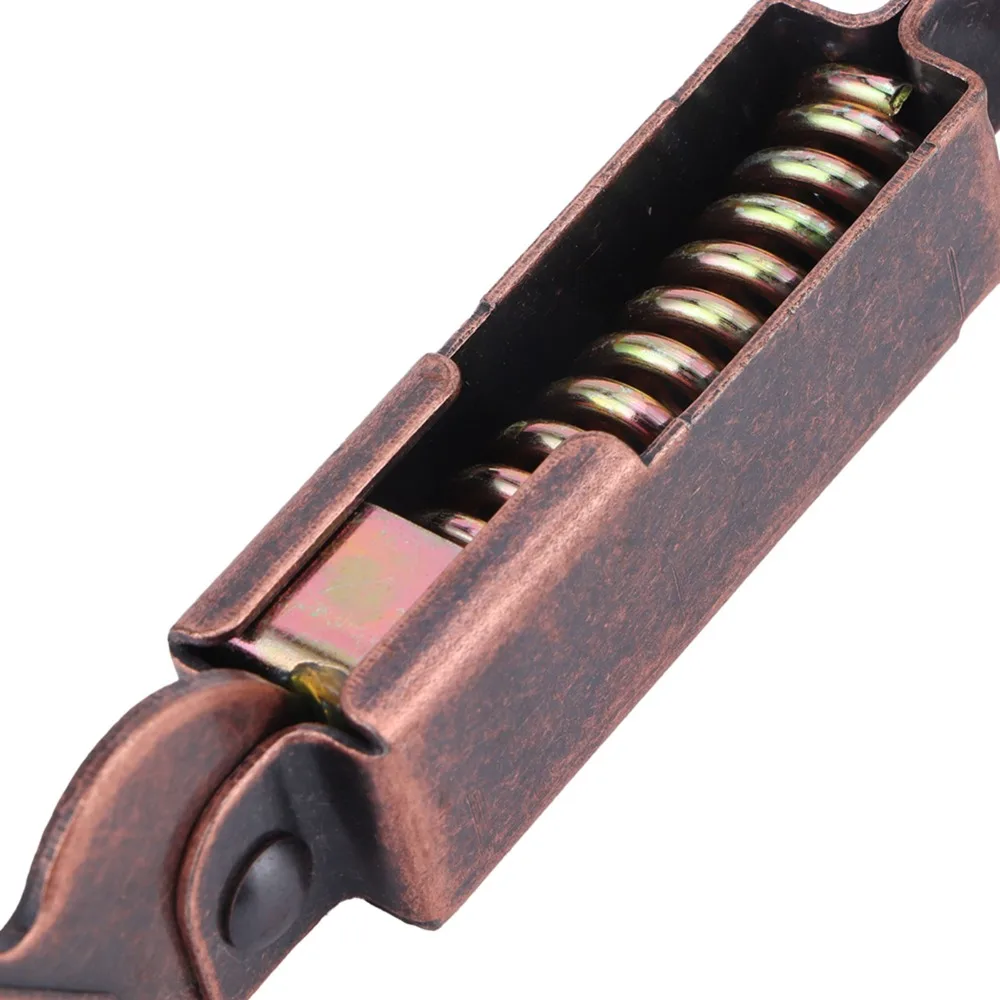 2PCS Decorative Bronze colored Lid Support Hinge Adjustable Versatile Spring Lid Support Cabinet Lid Hinge Office