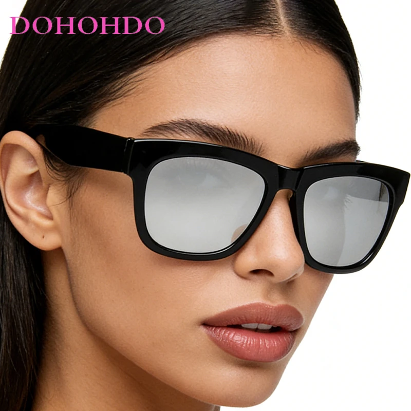 

2026 Fashion Brand Big Frame Square Sunglasses Women Trend Luxury Retro Men Classic Sunglass Outdoors Driving Shades UV400 Очки