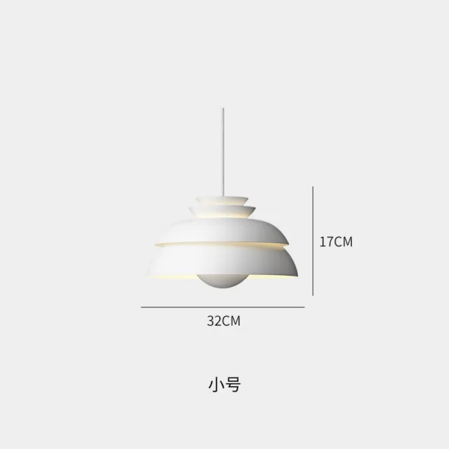 Concert Hanglamp Nordic Eenvoudige witte hanglamp Woonkamer Gang Hanglamp Thuis eetkamer verlichtingsarmaturen
