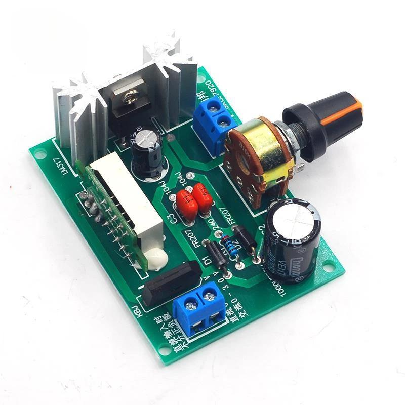 

LM317 power voltage regulation module - pressure regulating board - 317 adjustable voltage stabilizing power supply - 2A with di