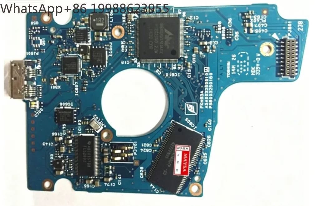 USB 3.0 Mobile Hard Disk PCB Board G003250A for Toshiba MQ01UBD100 MQ01UBD075 MQ01UBD050 500G 750G 1TB 2TB