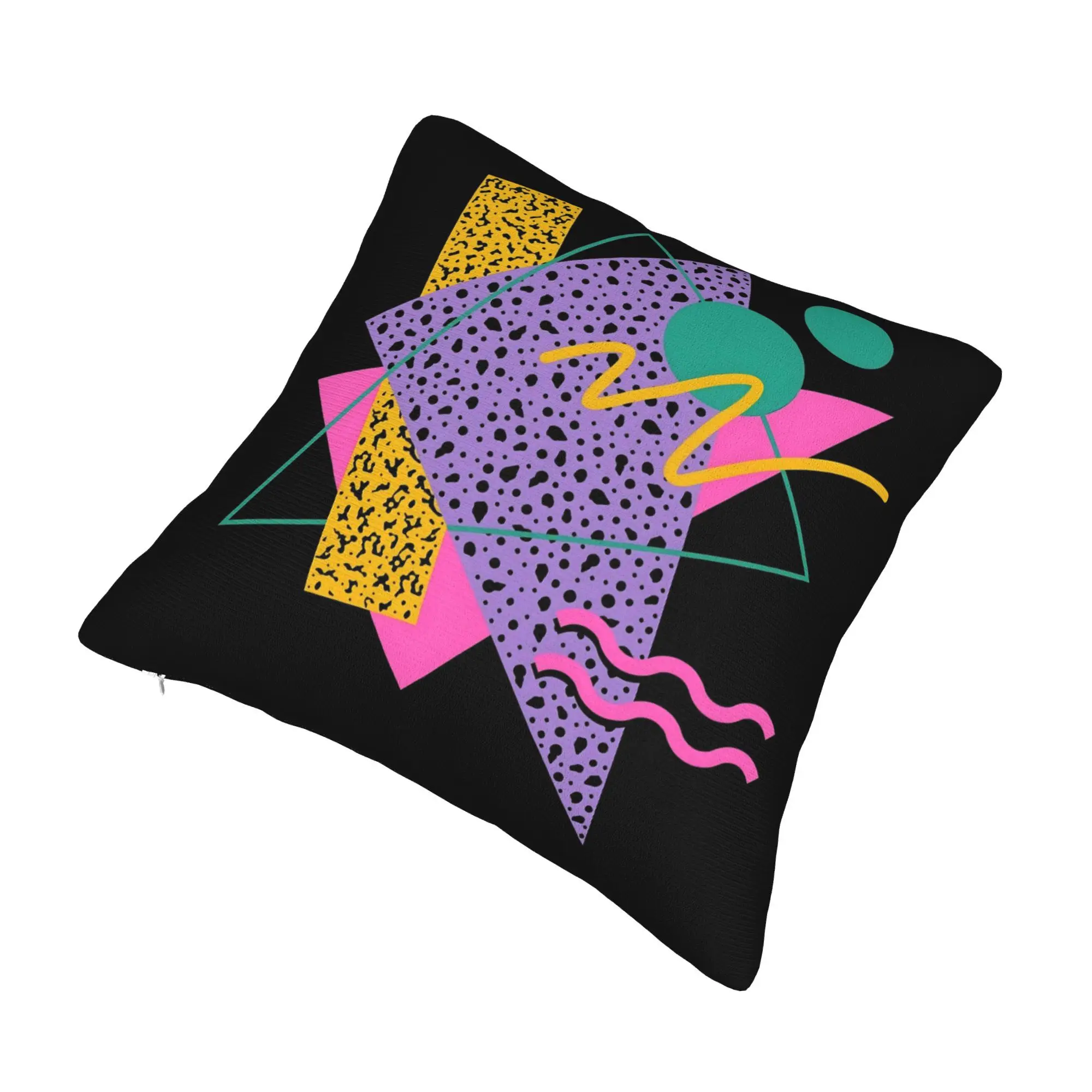 Memphis Pattern 61 Retro 90s 80s Minimalist Pillow Covers with Muted Colors - Double Sided Print - Enhance a Calm and Balanced Living Room or Bedroom Atmosphere