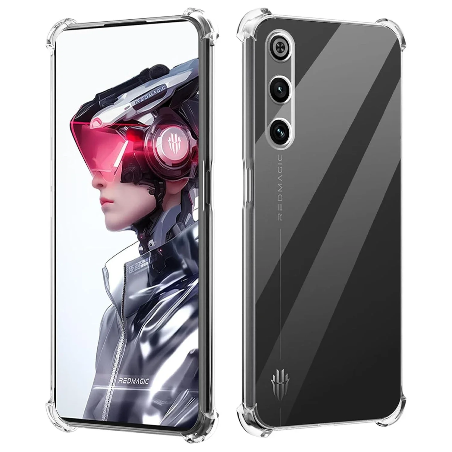 وسادة هوائية مضادة للصدمات من EUCAGR حافظة هاتف حماية كاملة لهاتف ZTE Nubia Red Magic 10 Air RedMagic 10 Pro غطاء شل Fundas Capa Coque