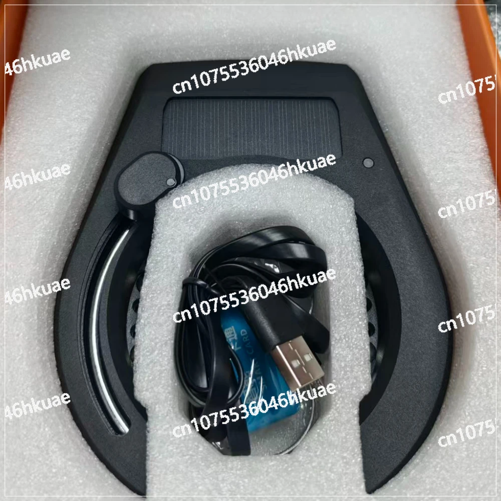 Waterproof Bicycle Lock Bicycle  Metal Shell Solar USB Charging Bicycle Personal Bluetooth Intelligent Horseshoe Lock