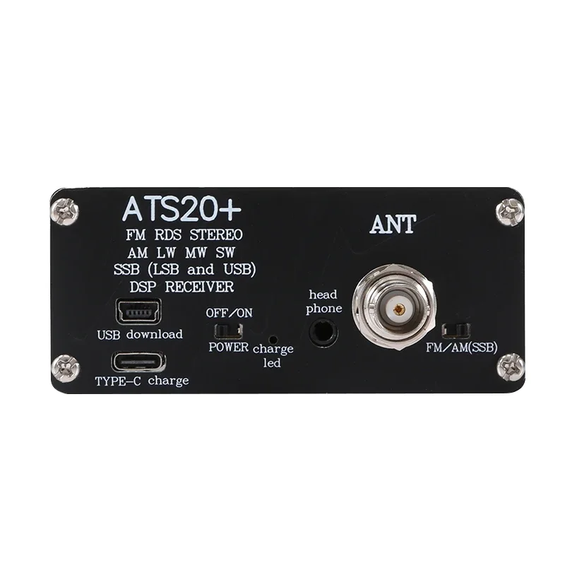ATS-20+ Plus ATS20 V2 SI4732 Receptor de radio DSP SDR Receptor FM AM (MW y SW) y SSB (LSB y USB)