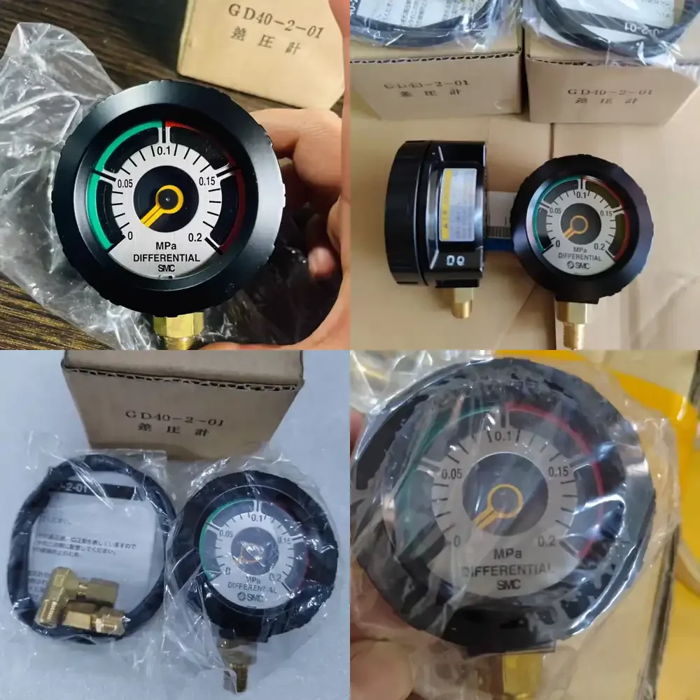 

SMC Original Genuine Product GD40-2-01 Related Equipment:Differential Pressure Gauge