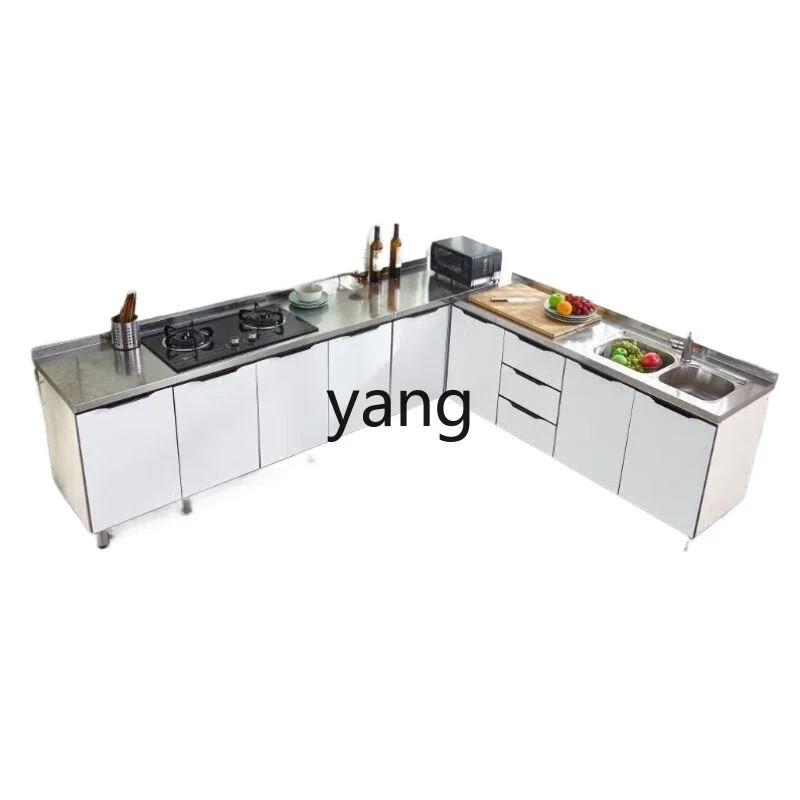 

CX stainless steel kitchen integrated cabinet simple household stove cabinet integrated