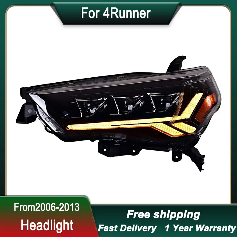 Car Headlight For Toyoto 4Runner 06-13 Upgrade LED Head Lamp Upgrade DRL Dynamic Signal Lamp Head Lamp Front light Assembly