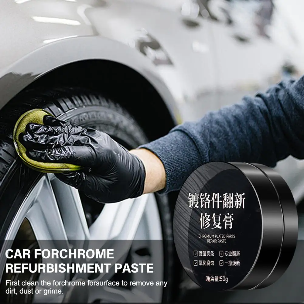 Car Forchrome Refurbishment Paste Remove Dust Restore 50g Cleaning Paste Luster Maintenance Car Polishing P3F1