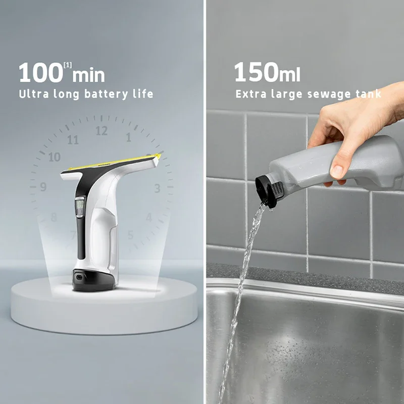 New Karcher WV6 Limpia Cristal Ventanas Window Cleaner Wireless Elektryczna Myjka Do Okiencar Hogar Cleaning Tool Strong Suction