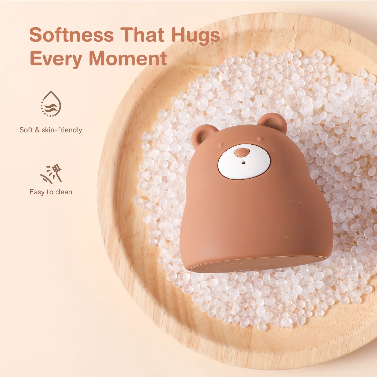 Jouets de bain en silicone sans moule ours, jouets de bain pour bébé de 6 à 12 mois, tout-petits de 1 à 3 ans, jouet de baignoire pour bébé non toxique, jouets d'eau, jouet de piscine,