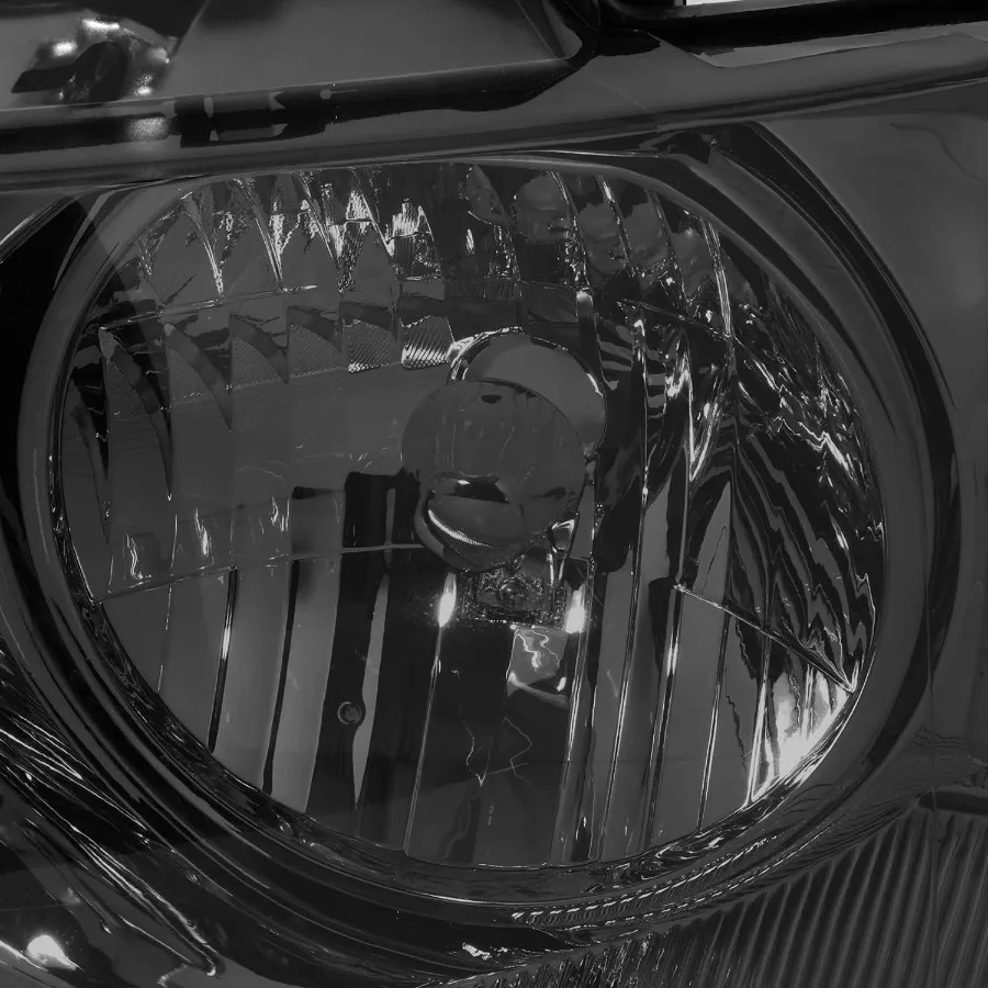 HLOHF1504SMCL1 Smoke Lens Headlights Replacement for 20042008 F150 and 20062008 Mark LT Trucks Enhanced Visibility and Modern A