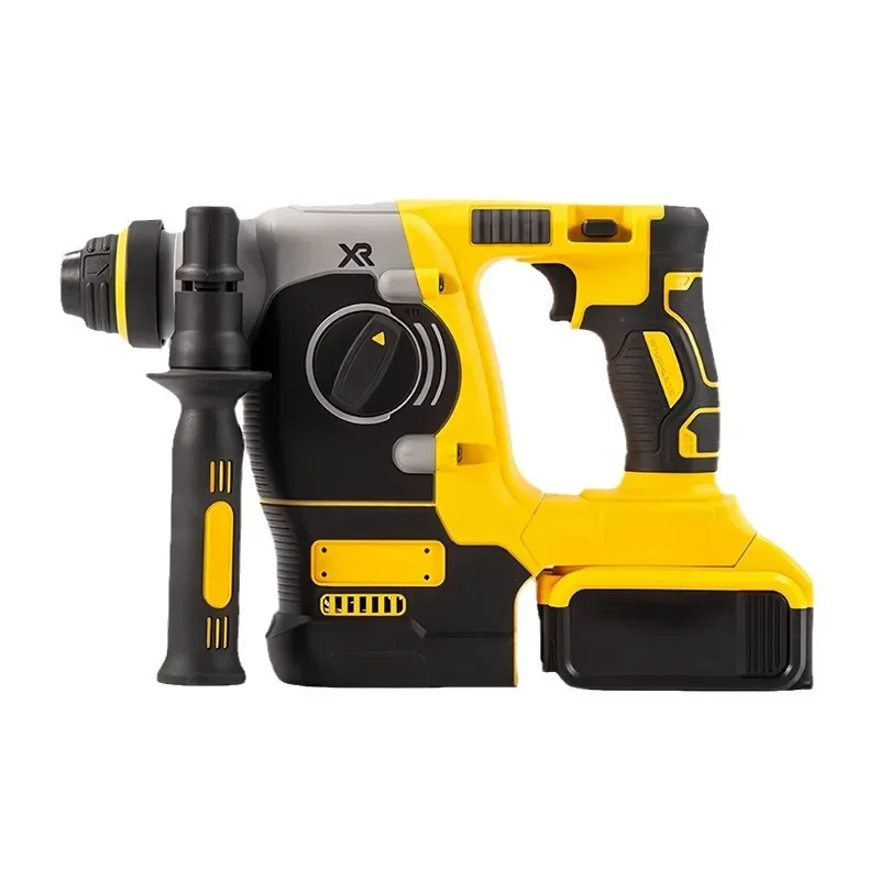 

20V Cordless New Design Yellow Power Hammer Drill Household Light Duty Brushless Motor Compact Concrete Wall Power Drill Hammer